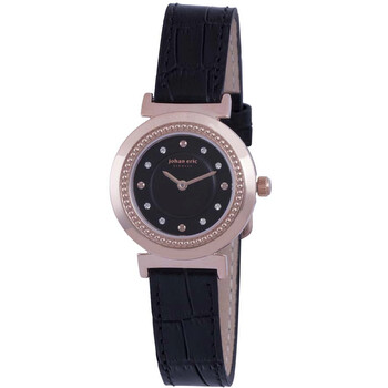 Đồng hồ nữ Johan Eric Djursland mặt đen JE1200-09-007 chính hãng
