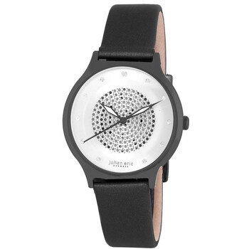 Đồng hồ nữ Johan Eric Orstead mặt số bạc Swarovski JE1600-13-007 chính hãng