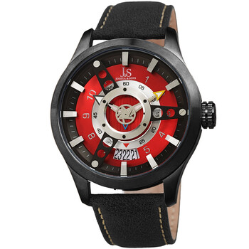 Đồng hồ nữ Joshua And Sons JX150BKRD mặt đỏ chính hãng