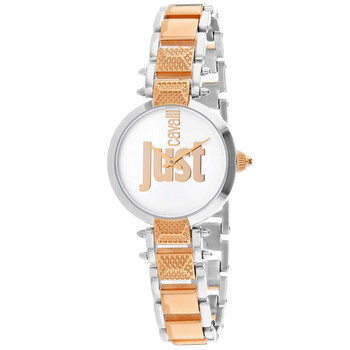 Đồng hồ nữ Just Cavalli Just Mio mặt bạc JC1L076M0115 chính hãng
