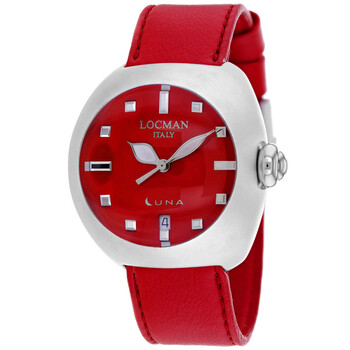 Đồng hồ nữ Locman Classic Quartz mặt đỏ 4100RD chính hãng