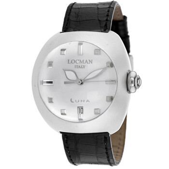 Đồng hồ nữ Locman Classic Quartz mặt bạc 4100SK chính hãng