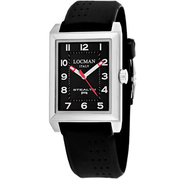 Đồng hồ nữ Locman Stealth Quartz mặt đen 241GRY2BK chính hãng