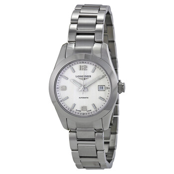 Đồng hồ nữ Longines Conquest Classic mặt bạc L2.285.4.76.6 chính hãng