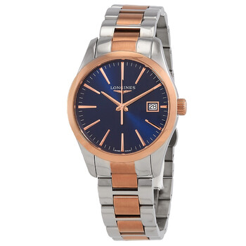 Đồng hồ nữ Longines Conquest Classic Quartz mặt xanh L2.386.3.92.7 chính hãng