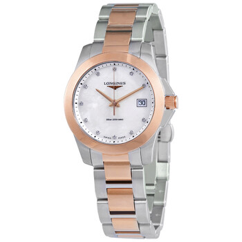 Đồng hồ nữ Longines Conquest Quartz L3.377.3.88.7 chính hãng