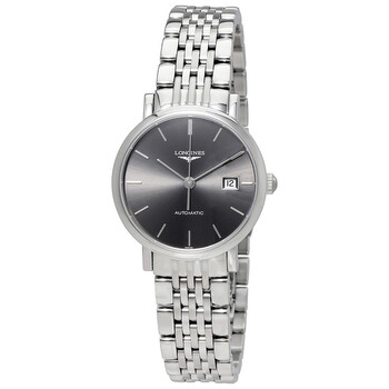 Đồng hồ nữ Longines Elegant Automatic mặt xám L43104726 chính hãng