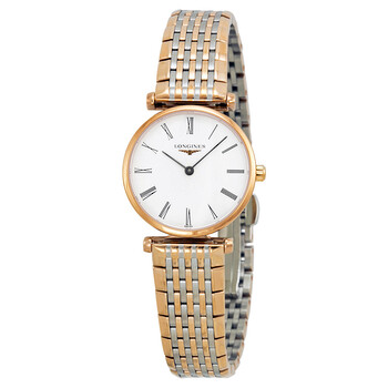 Đồng hồ nữ Longines La Grande Classique L42091917 mặt trắng hai tông màu chính hãng