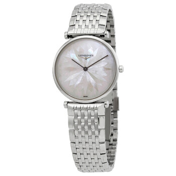 Đồng hồ nữ Longines La Grande Quartz mặt trắng L4.512.4.05.6 chính hãng