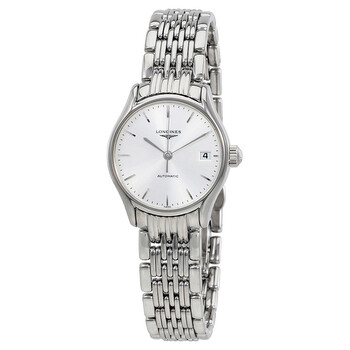 Đồng hồ nữ Longines Lyre Automatic mặt bạc L43604726 chính hãng