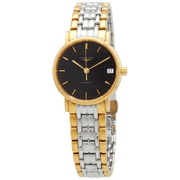 Đồng hồ nữ Longines Presence Automatic mặt đen L4.322.2.52.7 chính hãng