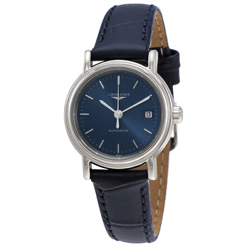 Đồng hồ nữ Longines Presence Automatic mặt xanh L43214922 chính hãng