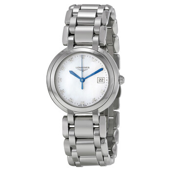 Đồng hồ nữ Longines Primaluna kim cương mặt ngọc trai L8.112.4.87.6 chính hãng