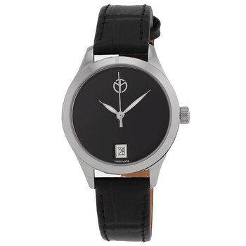 Đồng hồ nữ Mathey-Tissot Urban Quartz mặt đen D411NM chính hãng