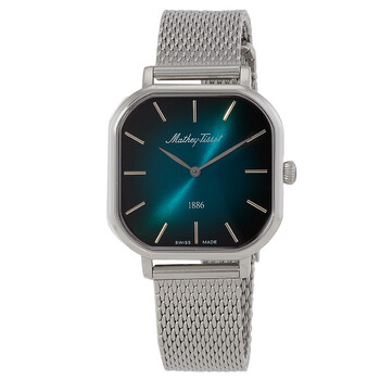 Đồng hồ nữ Mathey-Tissot Monsoon D7917AV mặt xanh chữ nhật chính hãng