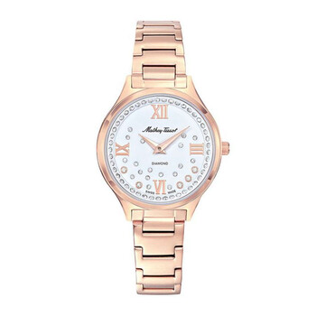Đồng hồ nữ Mathey-Tissot Nicole Quartz mặt trắng D985SPI chính hãng