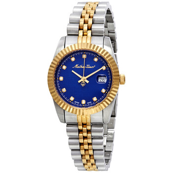 Đồng hồ nữ Mathey-Tissot Rolly III mặt xanh D810BBU chính hãng