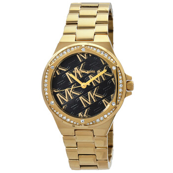 Đồng hồ nữ Michael Kors Lennox MK7404 mặt đen tinh thể Swarovski chính hãng