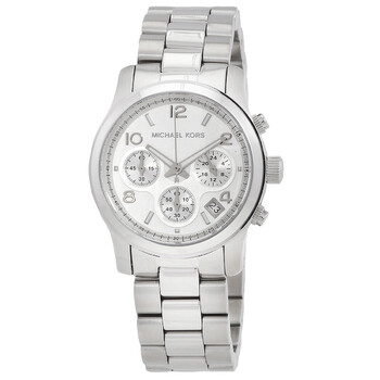 Đồng hồ nữ Michael Kors MK7325 mặt bạc Chronograph chính hãng