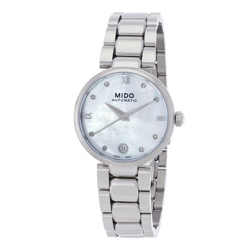 Đồng hồ nữ Mido Baroncelli Automatic mặt ngọc trai M0222071111610 chính hãng