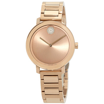 Đồng hồ nữ Movado Bold Evolution mặt số vàng hồng 3600824 chính hãng