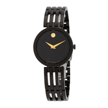 Đồng hồ nữ Movado Esperanza Quartz mặt đen 0607786 chính hãng