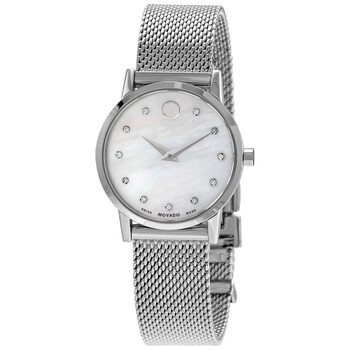 Đồng hồ nữ Movado Museum Classic Quartz mặt ngọc trai 0607491 chính hãng