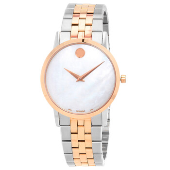 Đồng hồ nữ Movado Museum Classic Quartz mặt ngọc trai 0607629 chính hãng