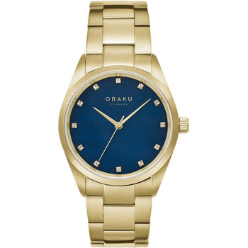 Đồng hồ nữ Obaku Chili Beryl Quartz mặt xanh V263LXGLSG chính hãng