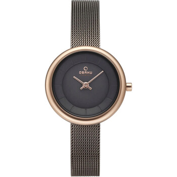 Đồng hồ nữ Obaku Classic Quartz mặt đen V146LXVJMJ chính hãng