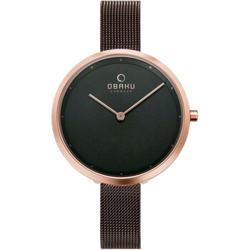 Đồng hồ nữ Obaku Classic Quartz mặt nâu V227LXVNMN chính hãng