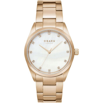 Đồng hồ nữ Obaku Classic Quartz mặt trắng V263LXVWSV chính hãng