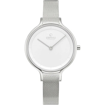 Đồng hồ nữ Obaku Kyst Quartz mặt trắng V228LXCIMC chính hãng