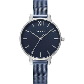 Đồng hồ nữ Obaku Liv Arctic Quartz mặt xanh V209LXCLML chính hãng