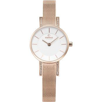 Đồng hồ nữ Obaku Lykke Quartz mặt trắng V207LEVIMV chính hãng