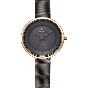 Đồng hồ nữ Obaku Lys Quartz mặt đen V206LRVJMJ chính hãng