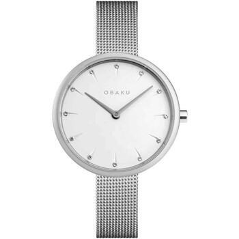 Đồng hồ nữ Obaku Notat Quartz mặt trắng V233LXCIMC chính hãng