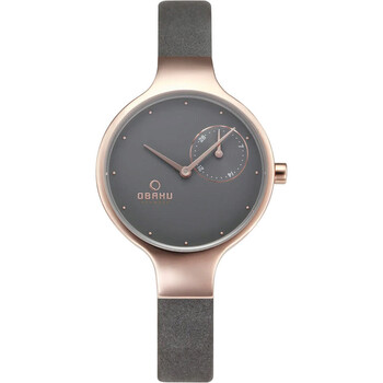 Đồng hồ nữ Obaku Vand Quartz mặt xám V201LDVJRJ chính hãng