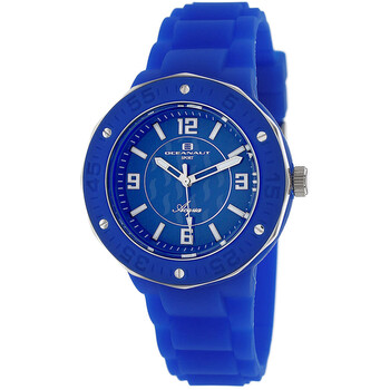 Đồng hồ nữ Oceanaut OC0210 mặt xanh dây cao su chính hãng