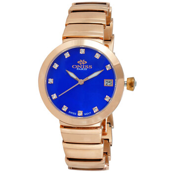 Đồng hồ nữ Oniss ON5559SS mặt xanh quartz chính hãng