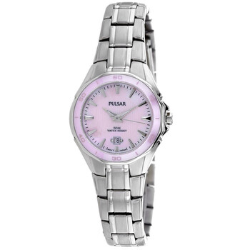 Đồng hồ nữ Pulsar Classic Quartz mặt hồng PXT899 chính hãng