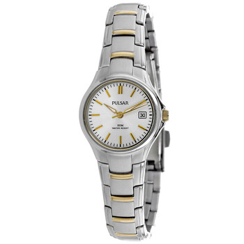 Đồng hồ nữ Pulsar Classic Quartz mặt bạc PXT905 chính hãng