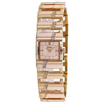 Đồng hồ nữ Pulsar Classic Quartz mặt số vàng hồng PJ5376X1 chính hãng