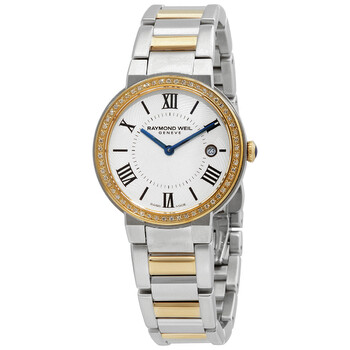 Đồng hồ nữ Raymond Weil Jasmine Quartz kim cương 5245-SPS-00661 chính hãng