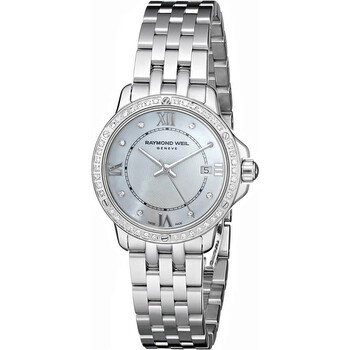 Đồng hồ nữ Raymond Weil Tango Quartz mặt trắng 5391-STS-0095 chính hãng