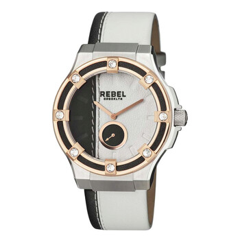 Đồng hồ nữ Rebel Flatbush mặt đen trắng RB119-5021 chính hãng