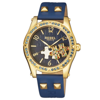 Đồng hồ nữ Rebel Gravesend mặt xanh RB111-9141 chính hãng