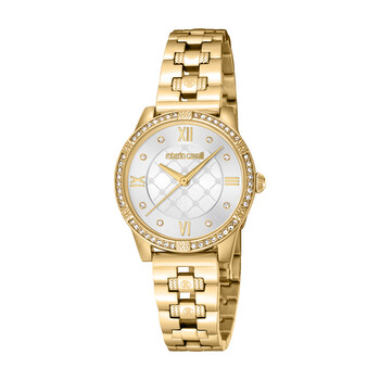 Đồng hồ nữ Roberto Cavalli RC5L032M0055 mặt bạc chính hãng