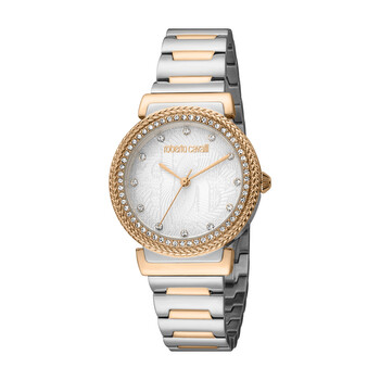 Đồng hồ nữ Roberto Cavalli RC5L039M0105 mặt bạc chính hãng