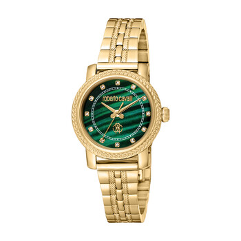 Đồng hồ nữ Roberto Cavalli Quartz mặt xanh RC5L058M0055 chính hãng